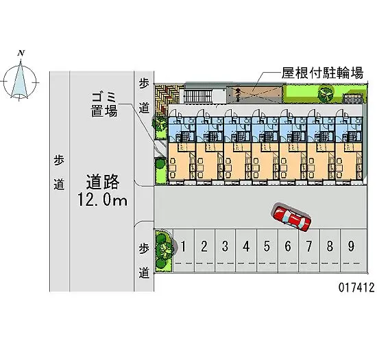 ★手数料０円★西宮市山口町名来　月極駐車場（LP）